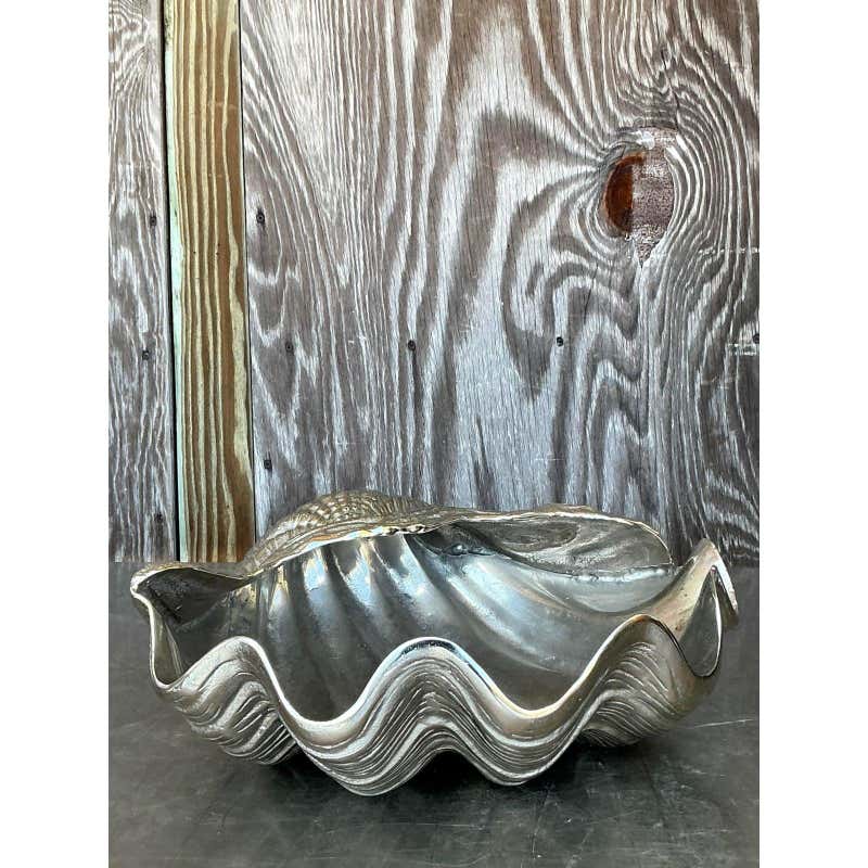 Clamshell Metal Giant Clam Shells - 25 For Sale on 1stDibs | giant clam shell for sale ...