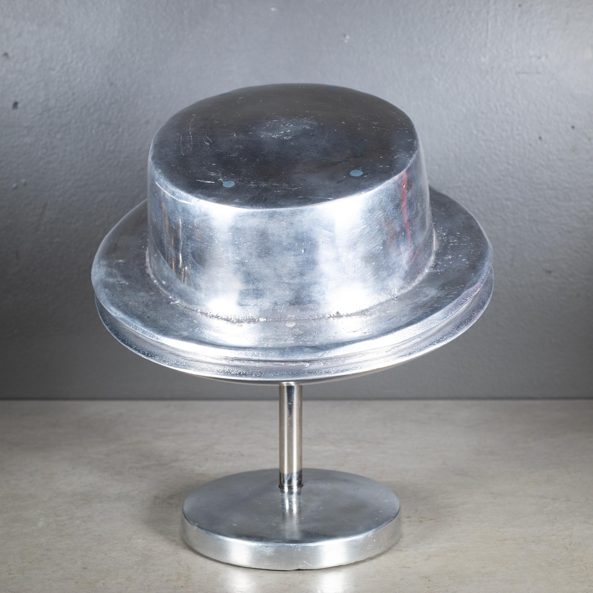 Industrial Vintage Cast Steel and Nickel Millinery Hat Store Display c.1966-1980
