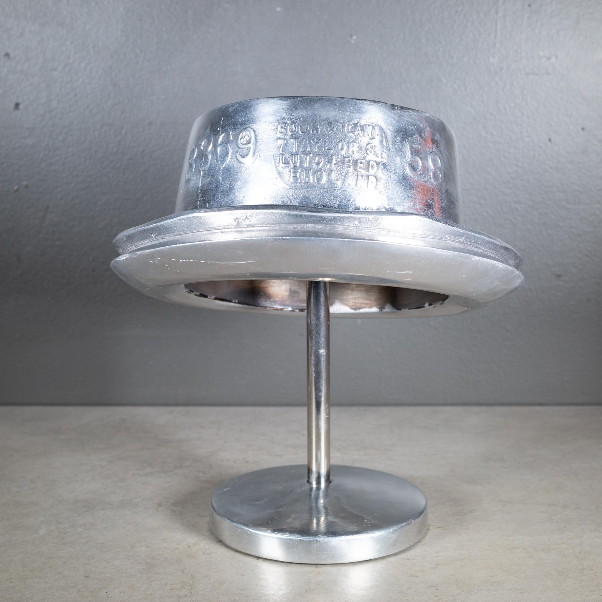 20th Century Vintage Cast Steel and Nickel Millinery Hat Store Display c.1966-1980