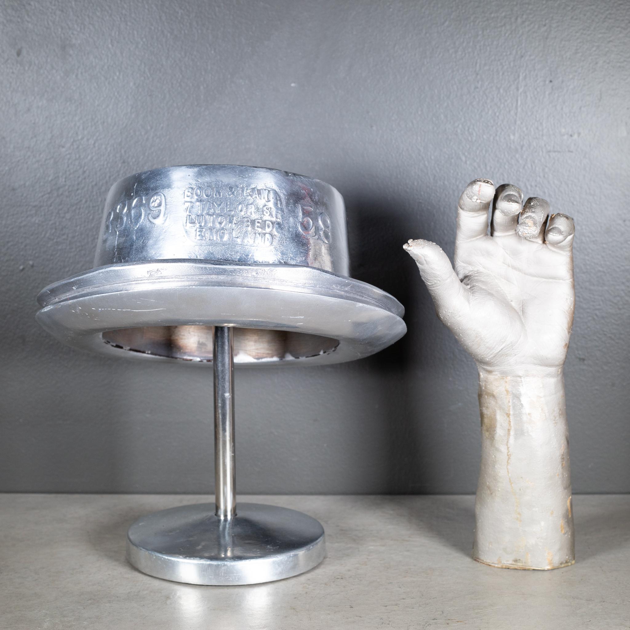 Vintage Cast Steel and Nickel Millinery Hat Store Display c.1966-1980 3