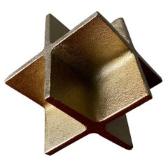 Vintage Cast Steel Paperweight in the Manner of Carl Aubock