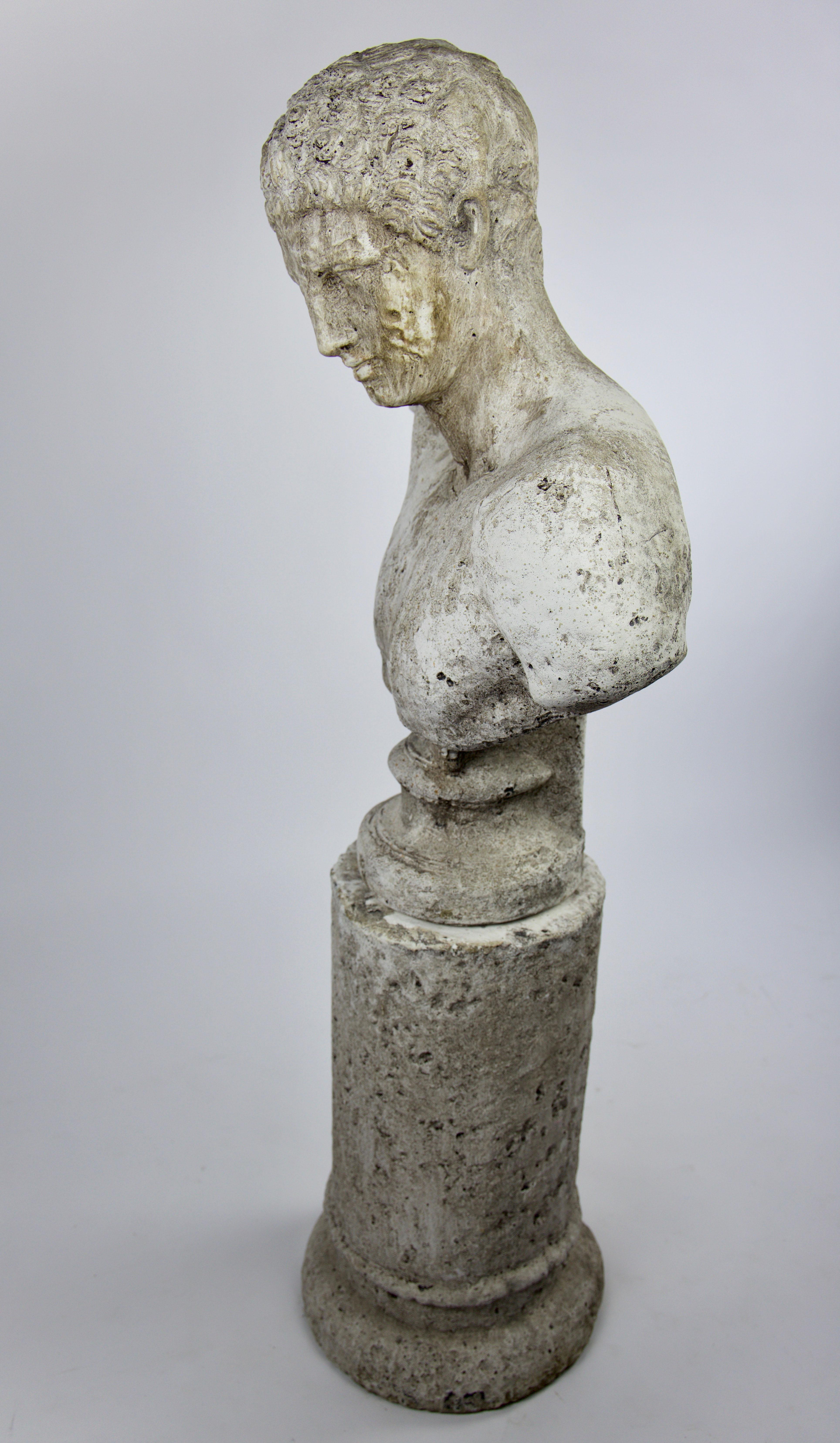 bespoke cast stone bust