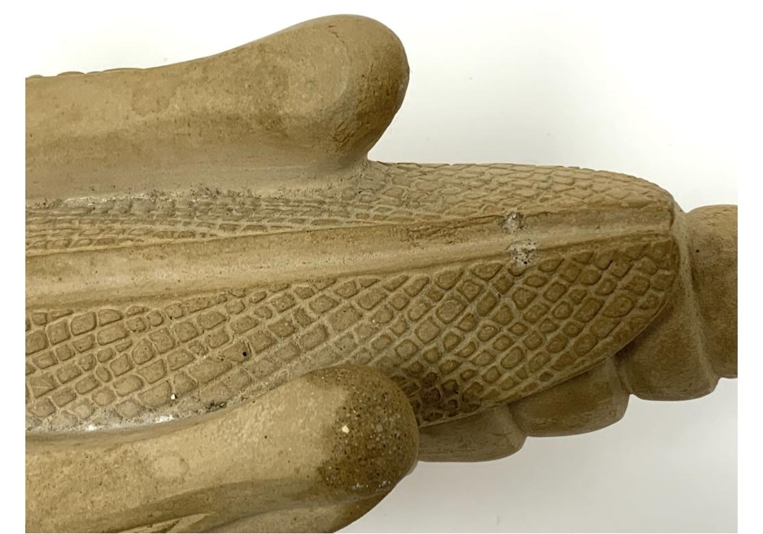 Vintage Cast Stone Grasshopper Figure For Sale 5