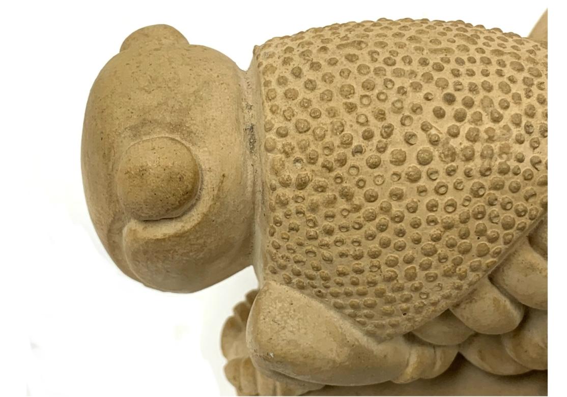 20th Century Vintage Cast Stone Grasshopper Figure For Sale