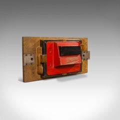 Vintage Casting Impression, English, Mahogany, Mould, Pattern, Decorative, Wall