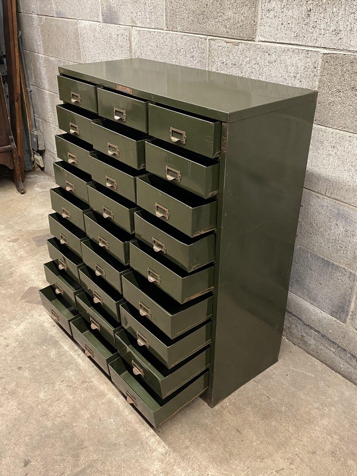 30 drawer metal cabinet