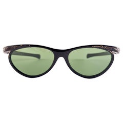 Vintage Cat Eye Delicate Ornamented Sunglasses Made In France