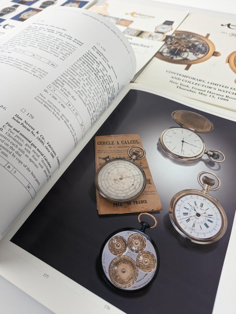 Vintage Catalog Collection of Antiquorum Luxury Watches 1999 2000 2001