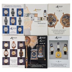 Retro Catalog Collection of Antiquorum Luxury Watches 1999 2000 2001