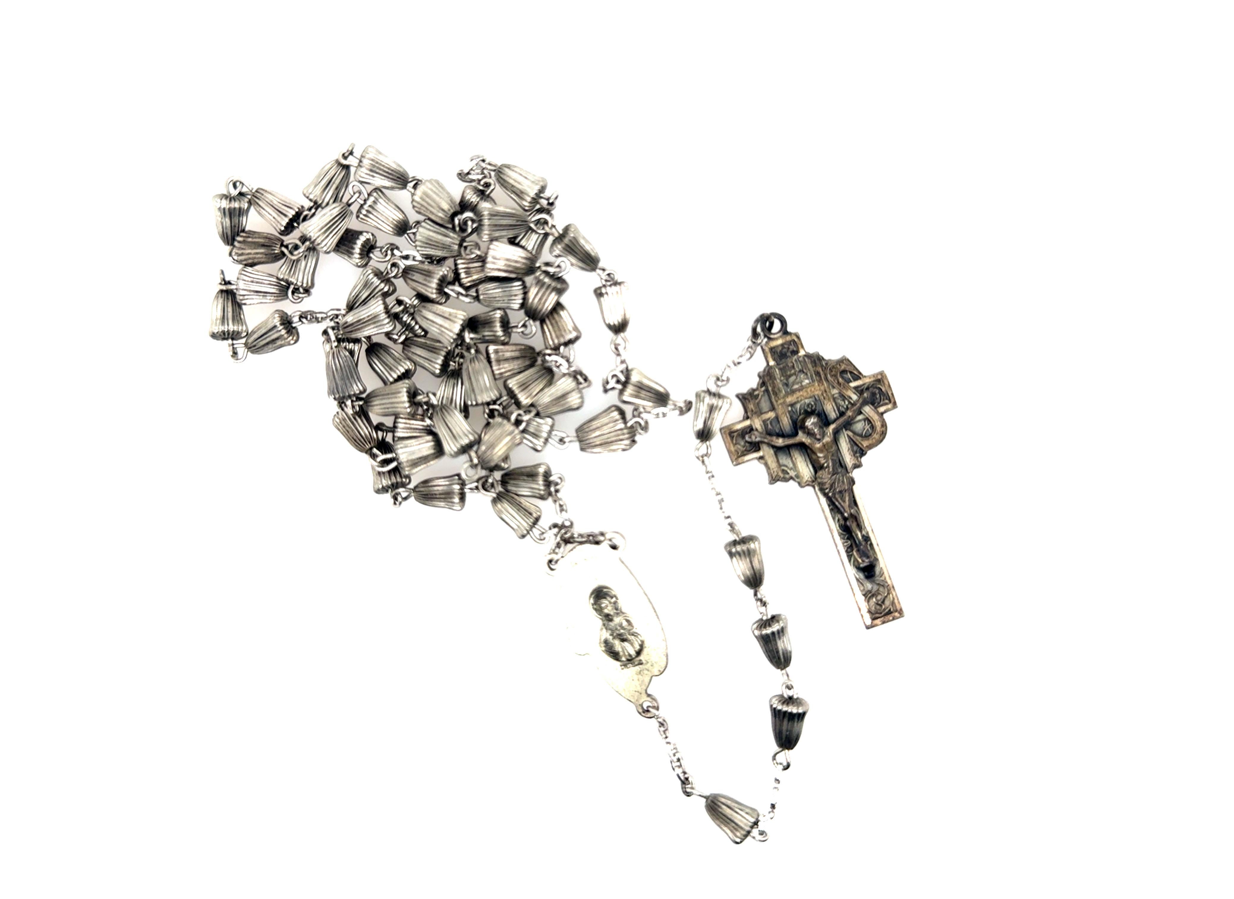 Vintage Catamore Rosary Crucifix Cross Virgin Mary 27 Inch Necklace Sterling Silver


Genuine Vintage Catamore Rosary

This Rosary Weighs 33.4 Grams

That's Over $100 in Silver Value Alone

Sterling Silver

Classic Rosary

27 Inches Long