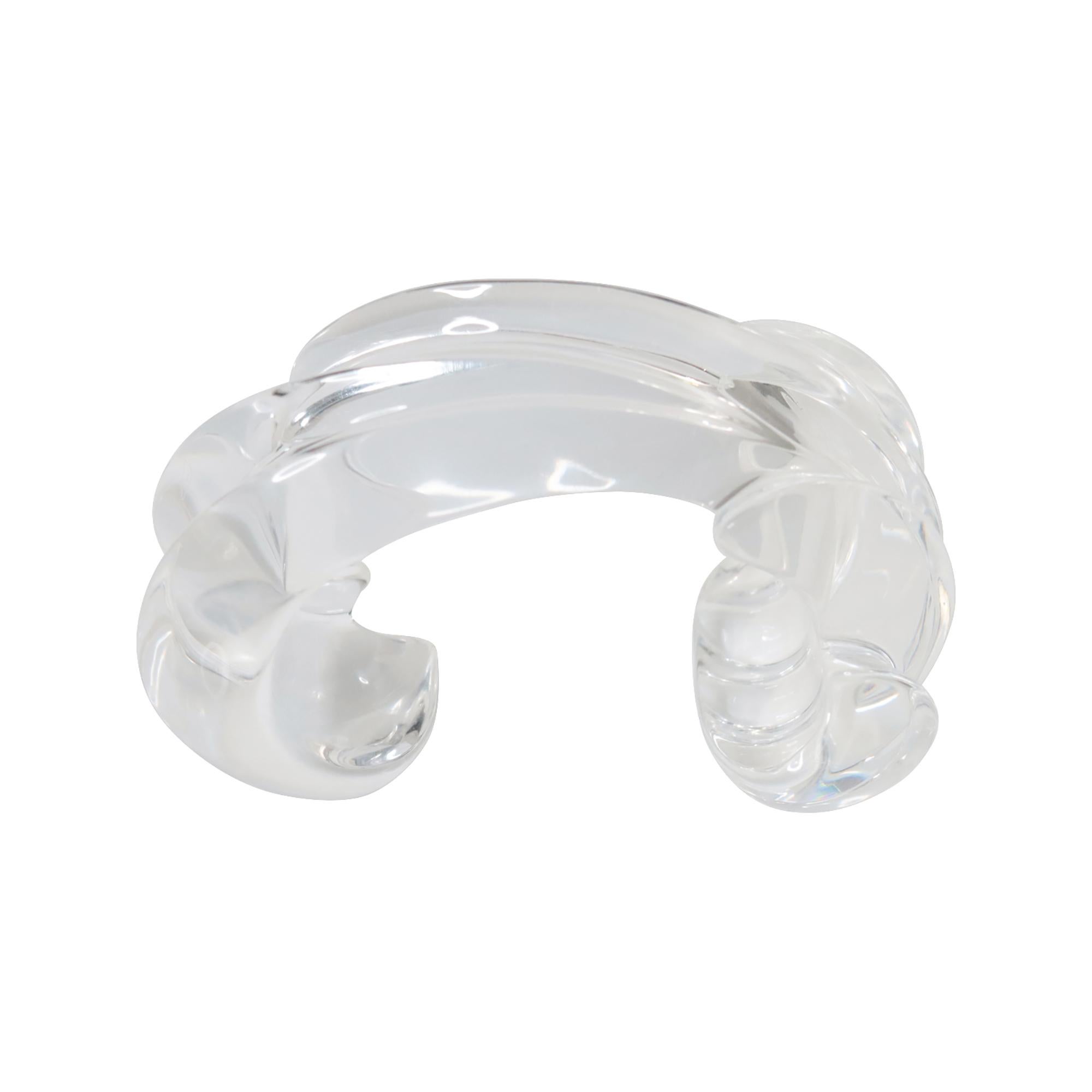 da uomo o donna Bracciale vintage in lucite di Catherine Knoll, circa anni '80 in vendita