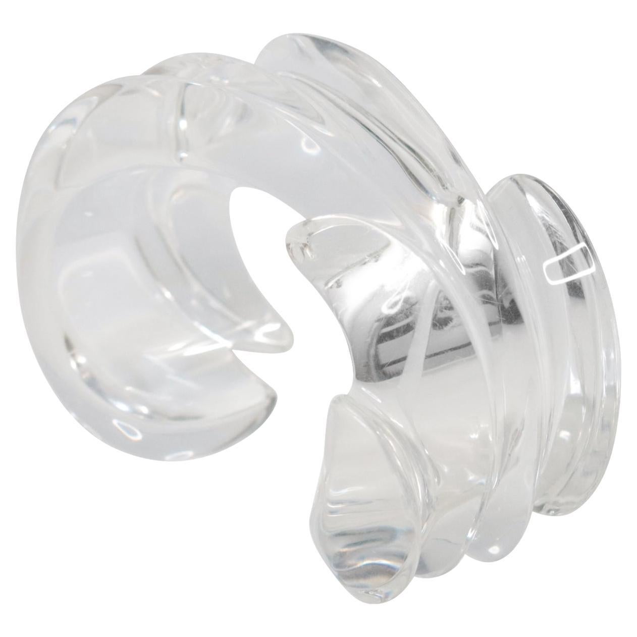 Bracciale vintage in lucite di Catherine Knoll, circa anni '80