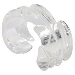 Vintage Catherine Knoll Lucite Cuff Bracelet Circa 1980's