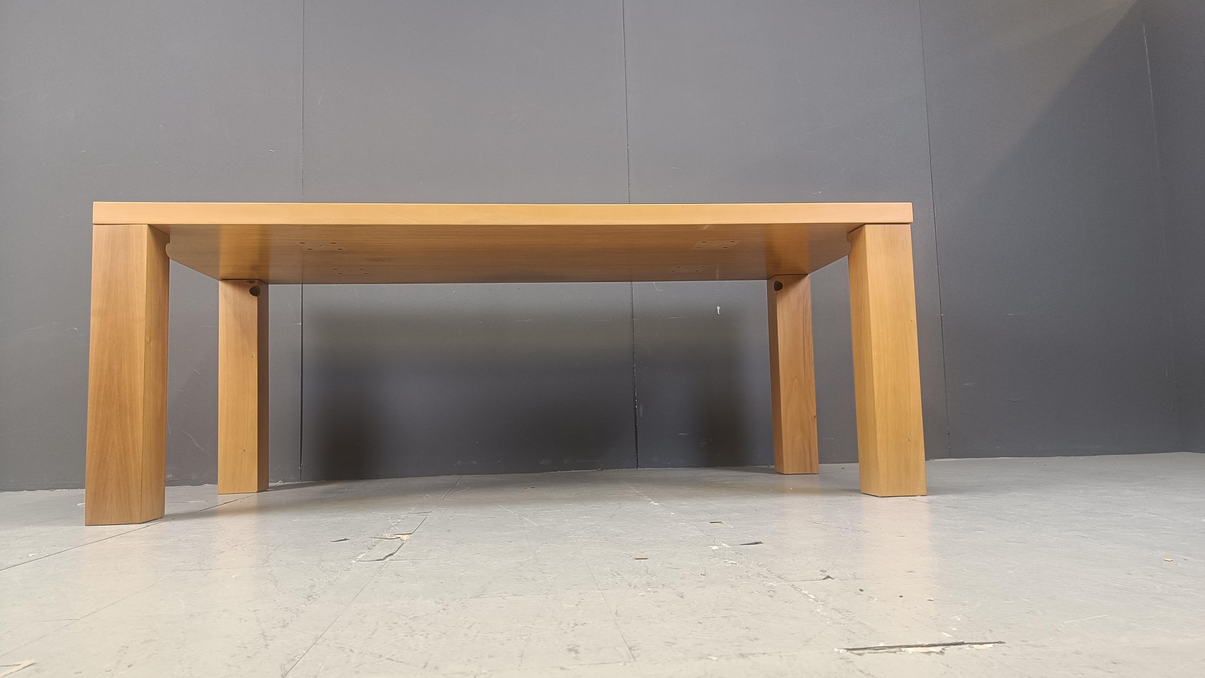 Legno Tavolo da pranzo o da scrivania Cattelan Italia vintage, anni '80 in vendita