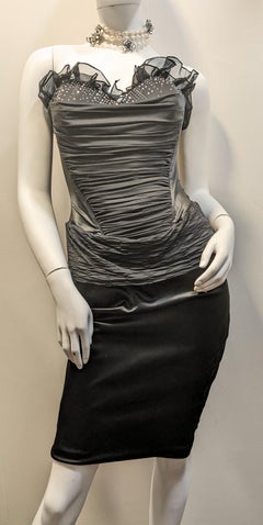 Vintage Catwalk Collection Corset Style Cocktail Dress