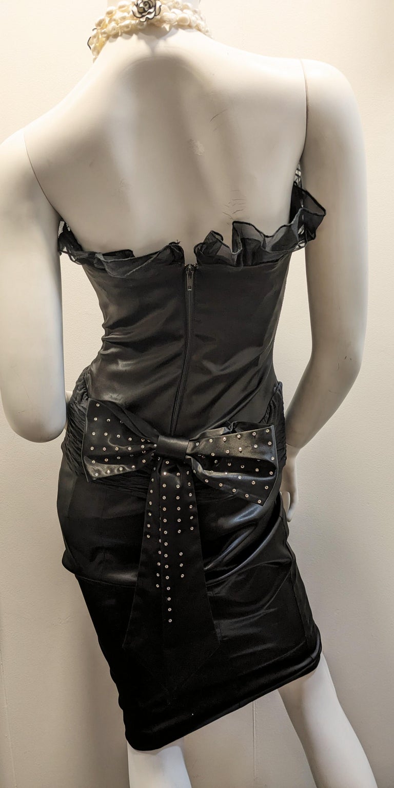 catwalk collection corset dress Vintage Catwalk Collection Corset Style Cocktail Dress