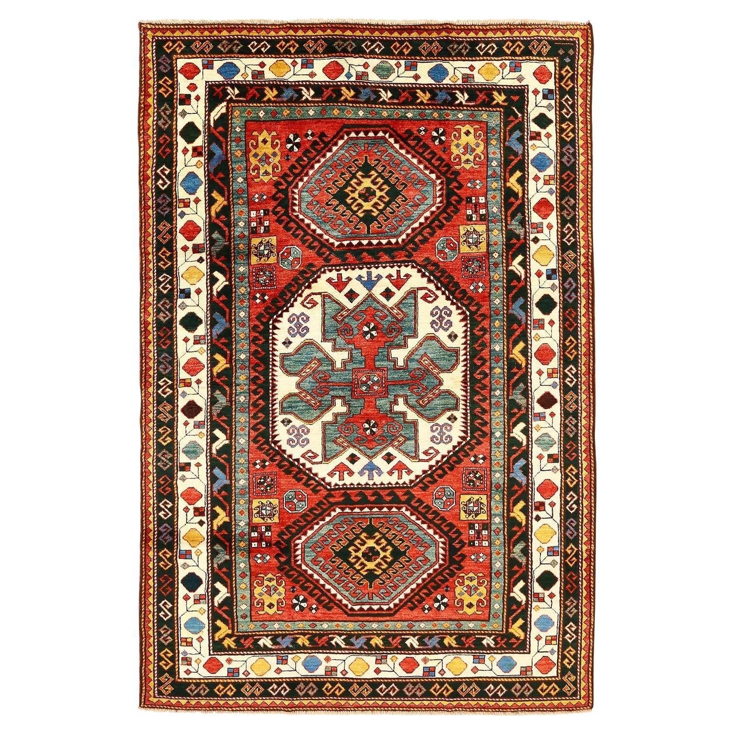 Caucasia-Teppich im Vintage-Stil - Größe: 8'5x5'7
