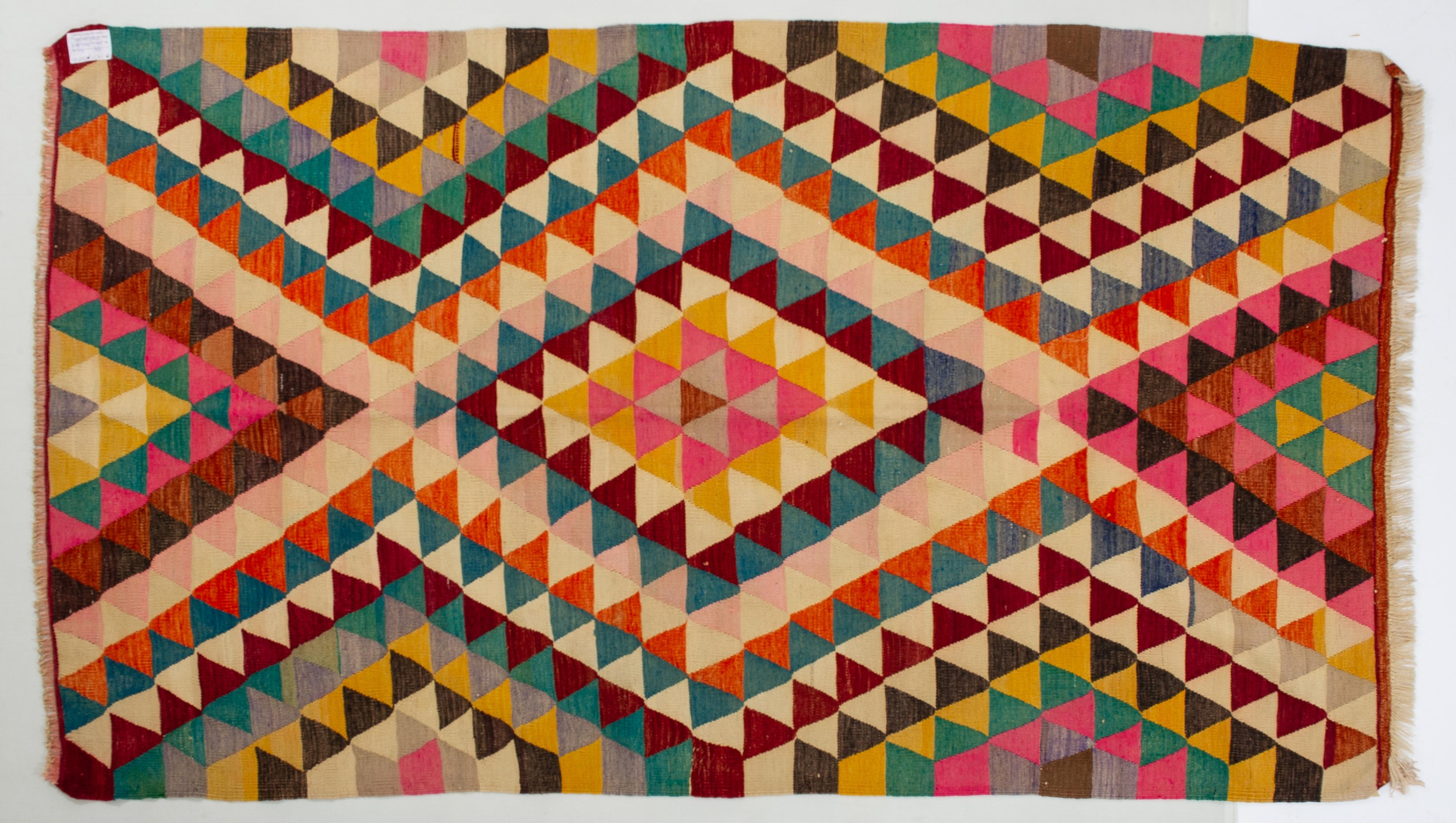 Autre Kilim caucasien polychrome vintage en vente