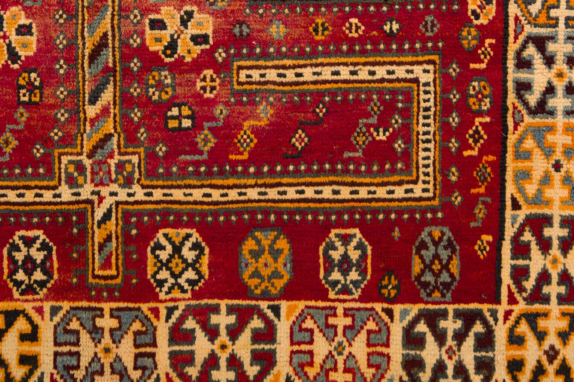 Vintage Caucasian Carpet or Rug For Sale 3