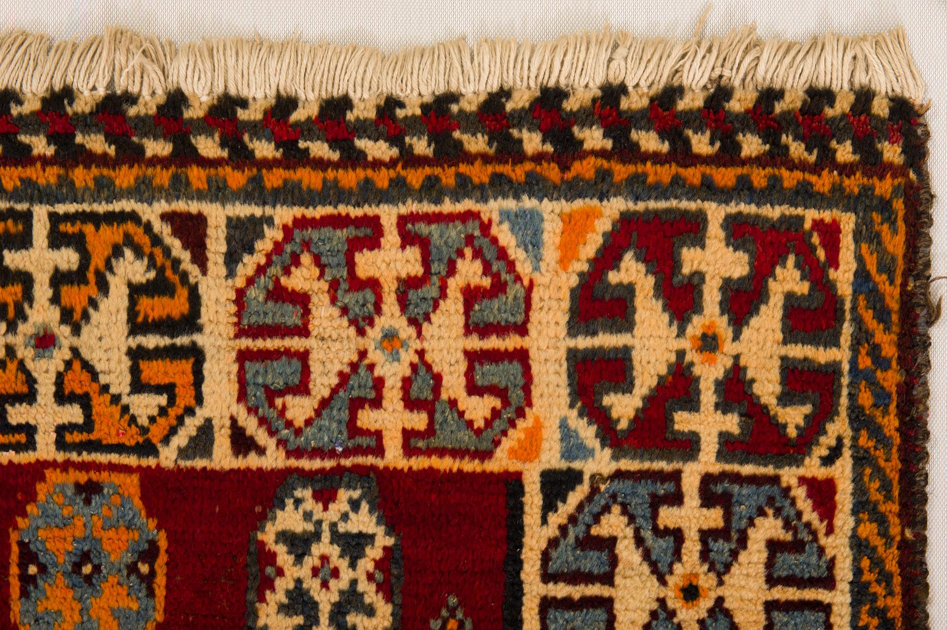 Wool Vintage Caucasian Carpet or Rug For Sale