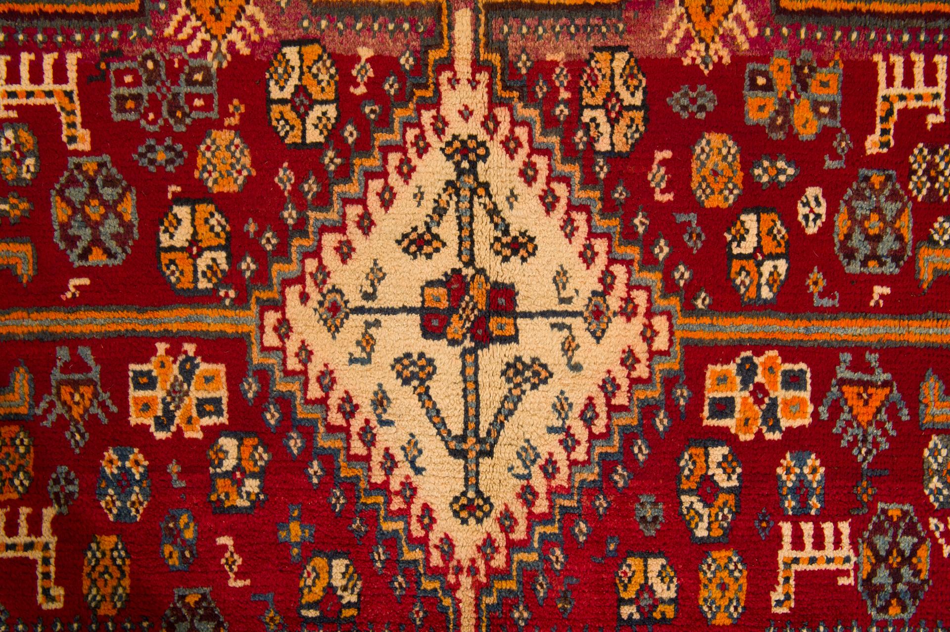 Vintage Caucasian Carpet or Rug For Sale 1