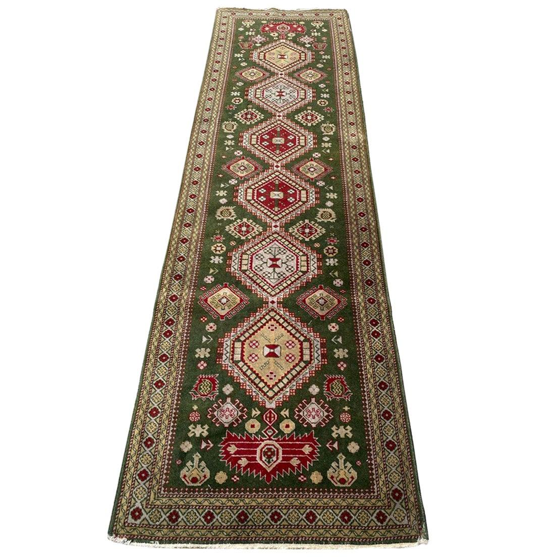 Vintage Caucasian Chirwan Runner For Sale