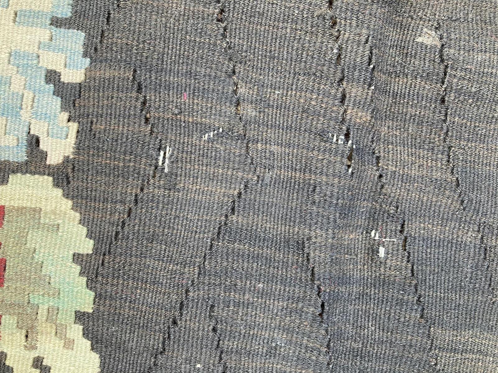 Kilim vintage caucásico de Karabagh de 2,77 m x 1,49 m en venta 2