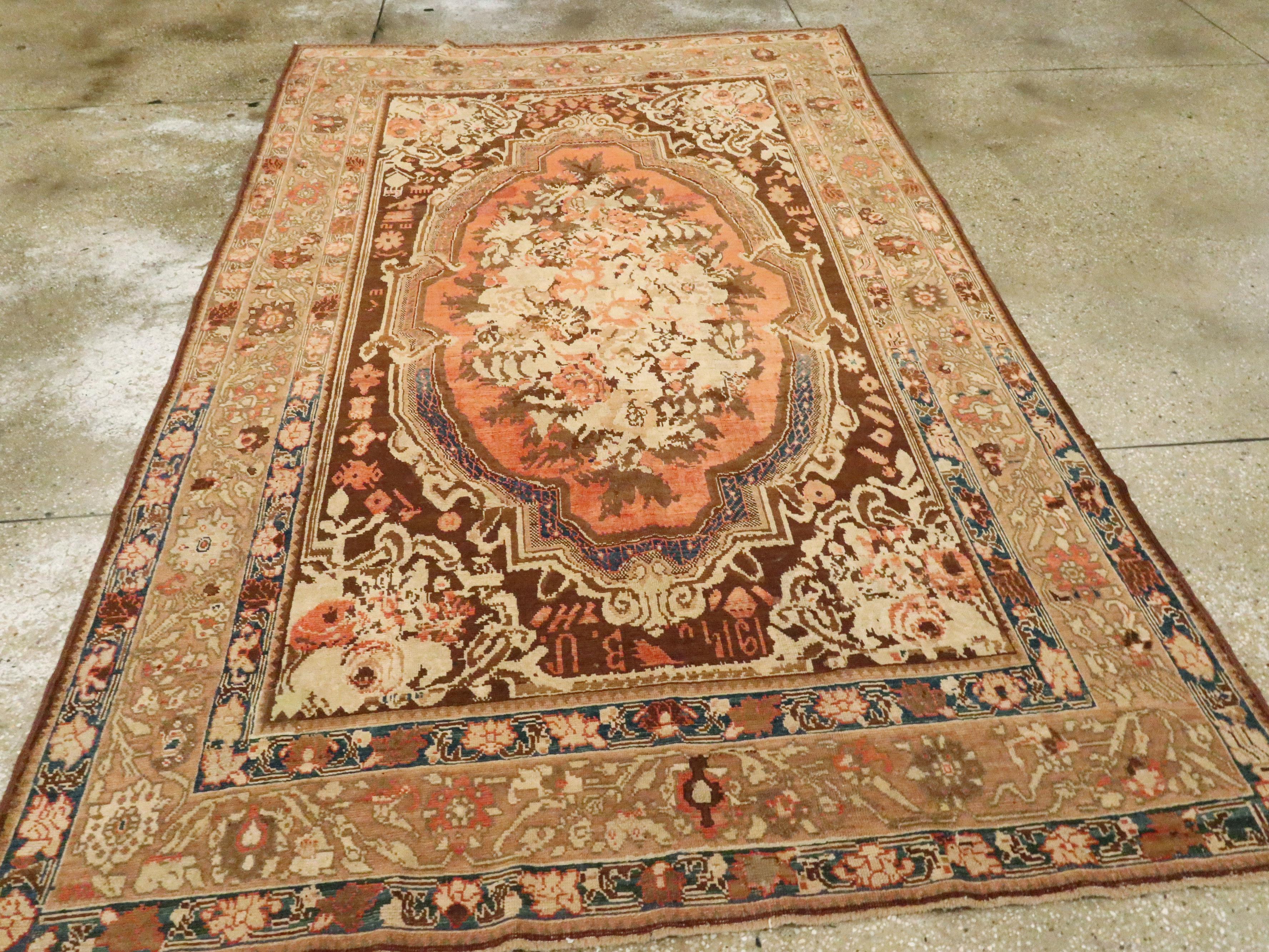 Kaukasischer Karabagh-Teppich im Vintage-Stil (20. Jahrhundert) im Angebot