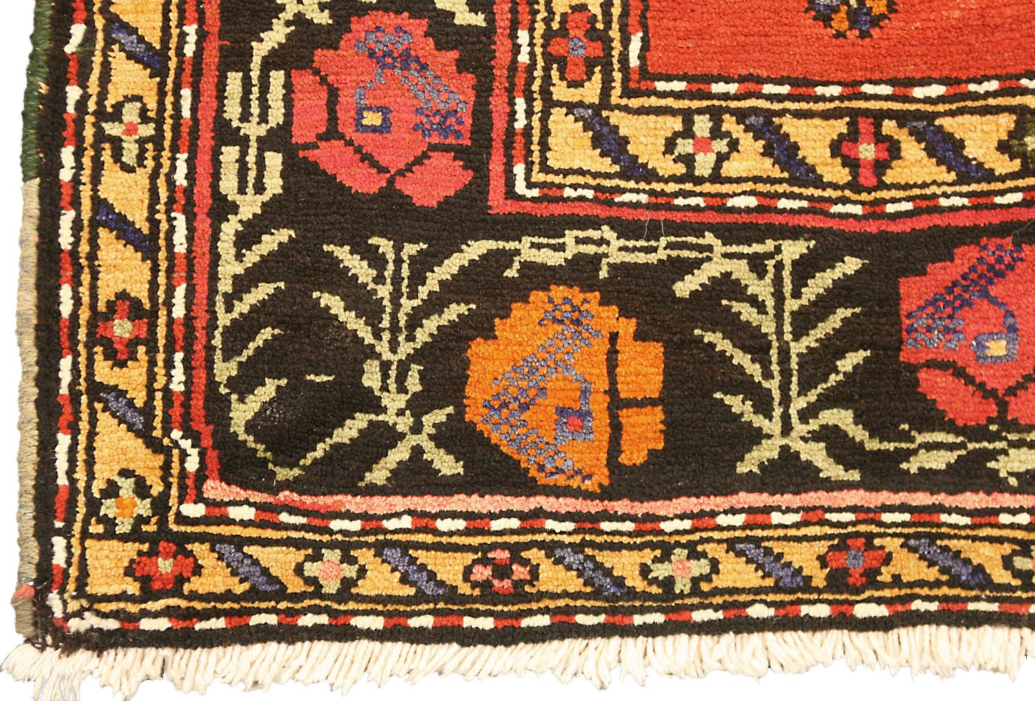 Hand-Knotted Vintage Caucasian Karabakh (Qarabag) Rug For Sale
