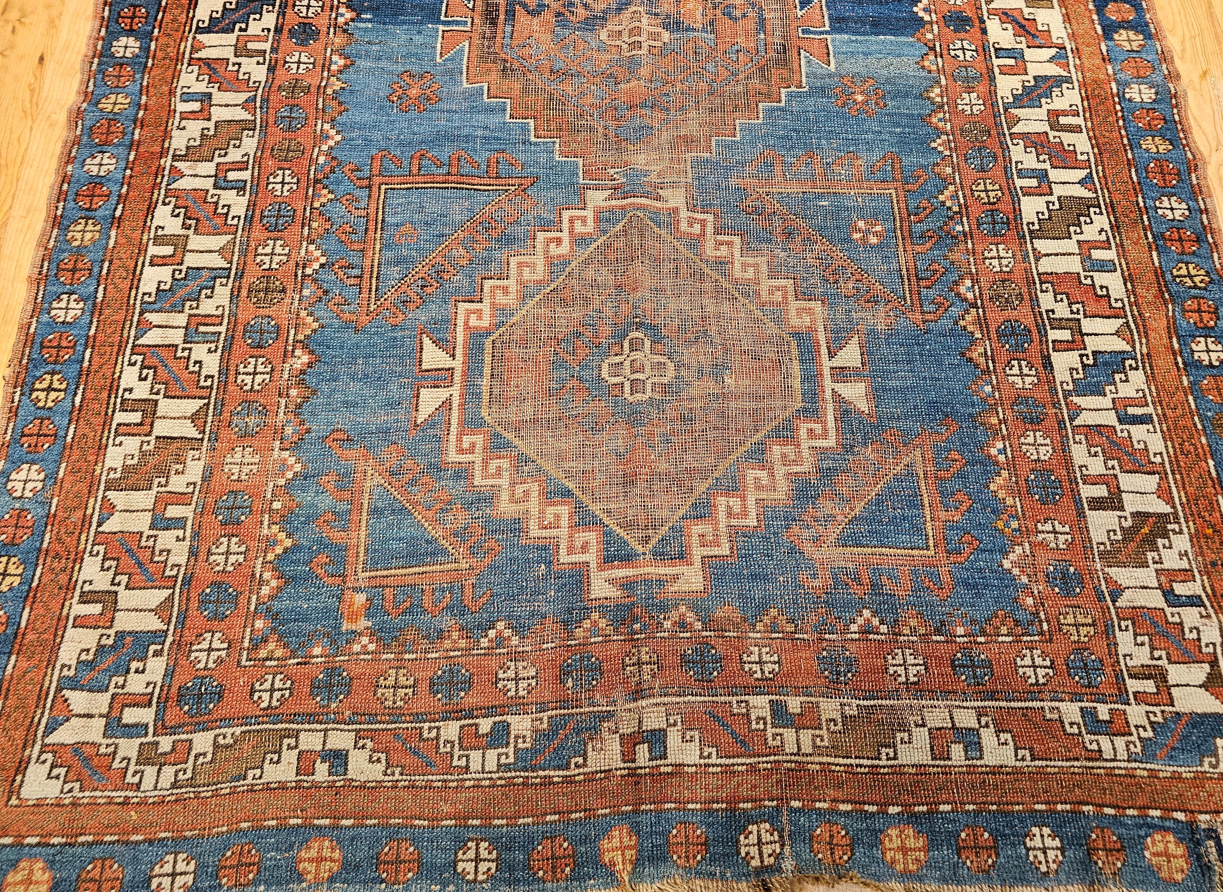 Tapis vintage du Caucase Kazak en vente 4