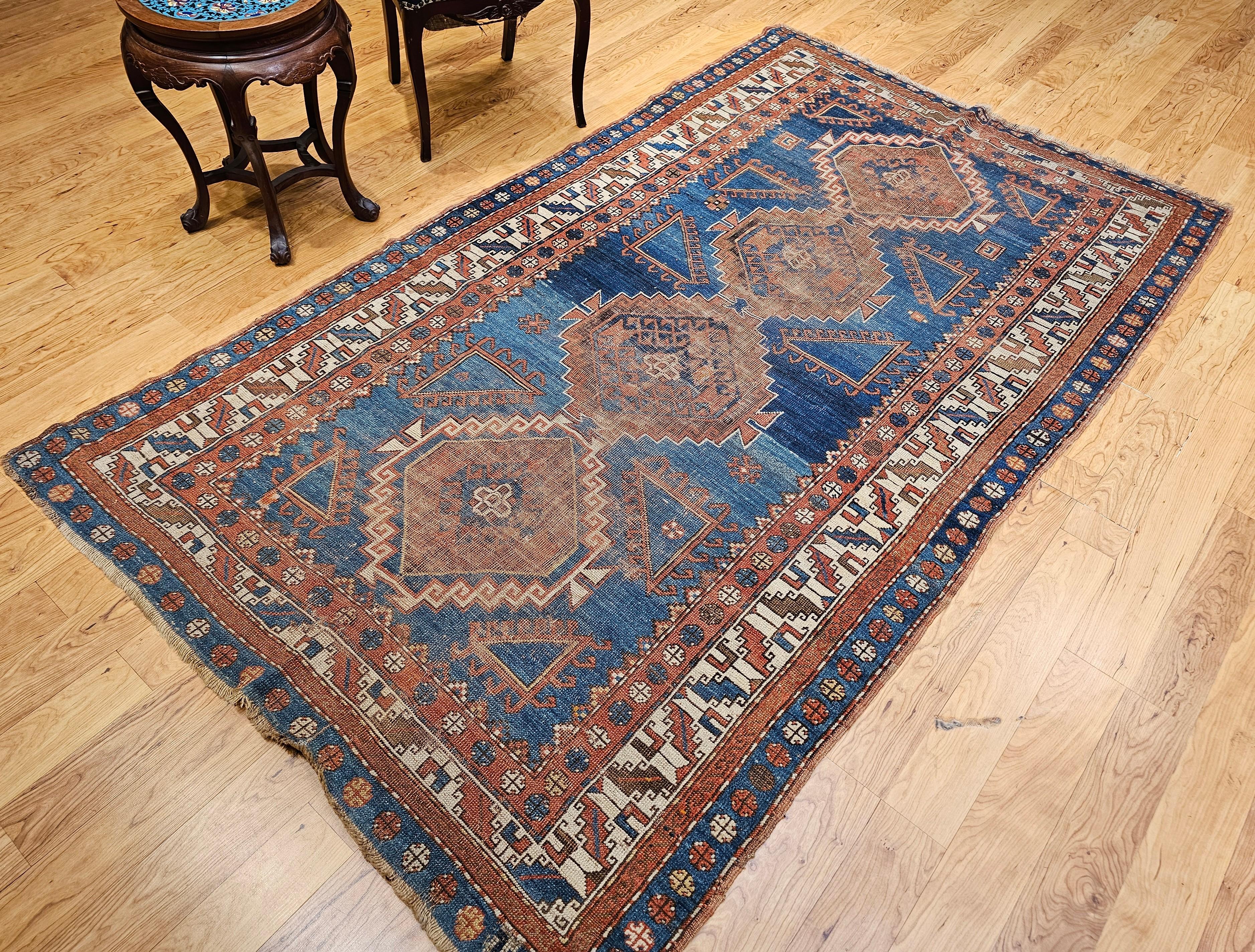 Tapis vintage du Caucase Kazak en vente 8