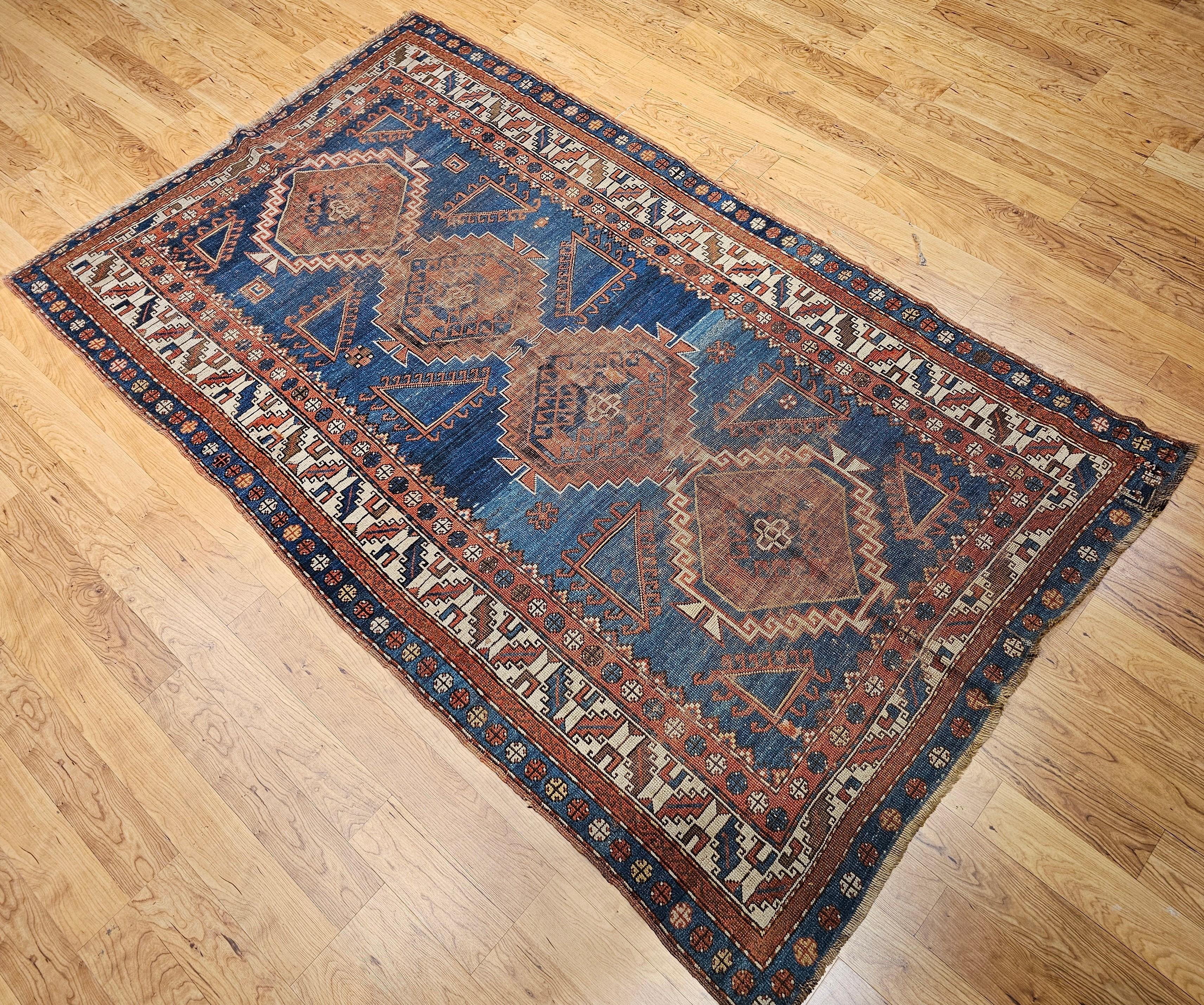 Tapis vintage du Caucase Kazak en vente 1