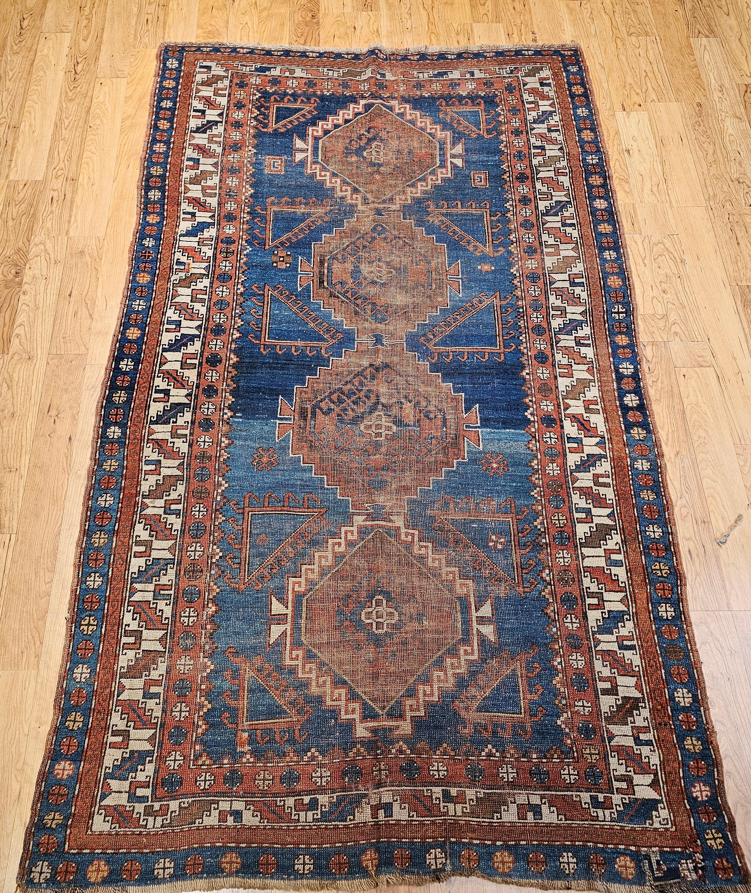 Tapis vintage du Caucase Kazak en vente 2