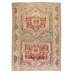 Vintage Caucasian Kazak Carpet