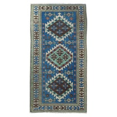 Kaukasischer Teppich im Vintage-Stil 3'6'' x 6'9''
