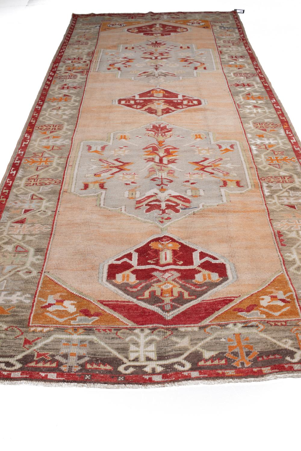 Mid-20th Century Vintage Caucasian Rug For Sale