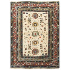 Retro Caucasian Shirvan Rug