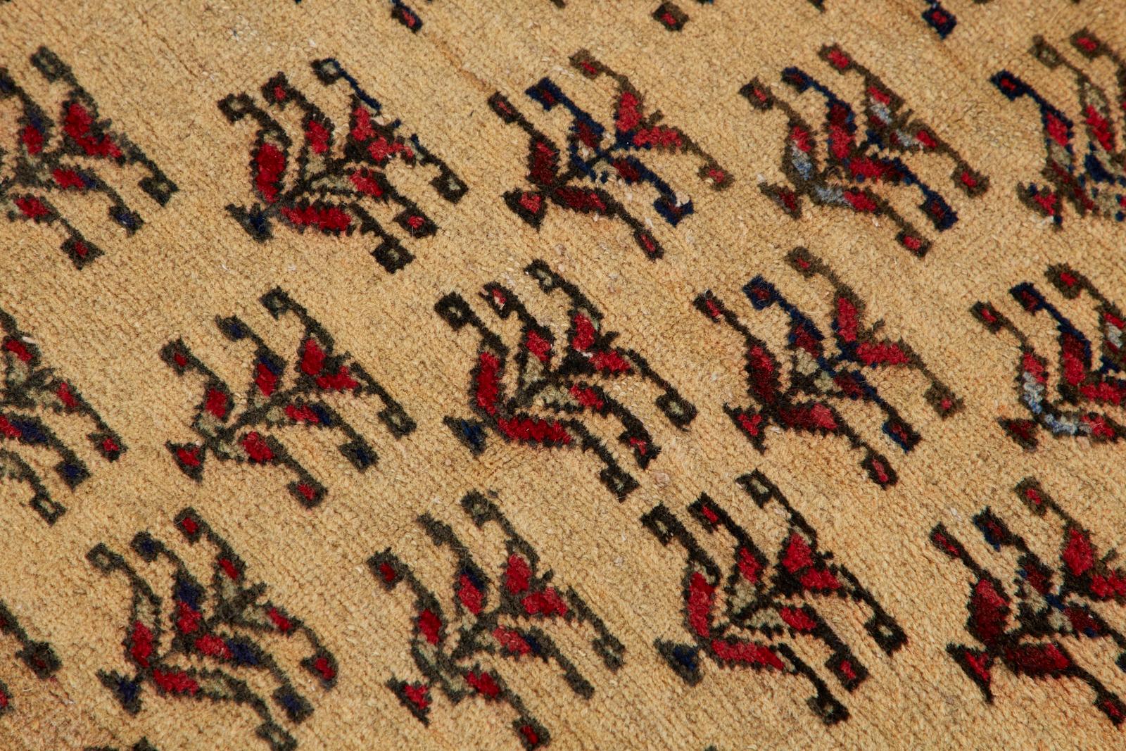 Wool Antique Northwest Persian Ardabil Runner Carpet For Sale