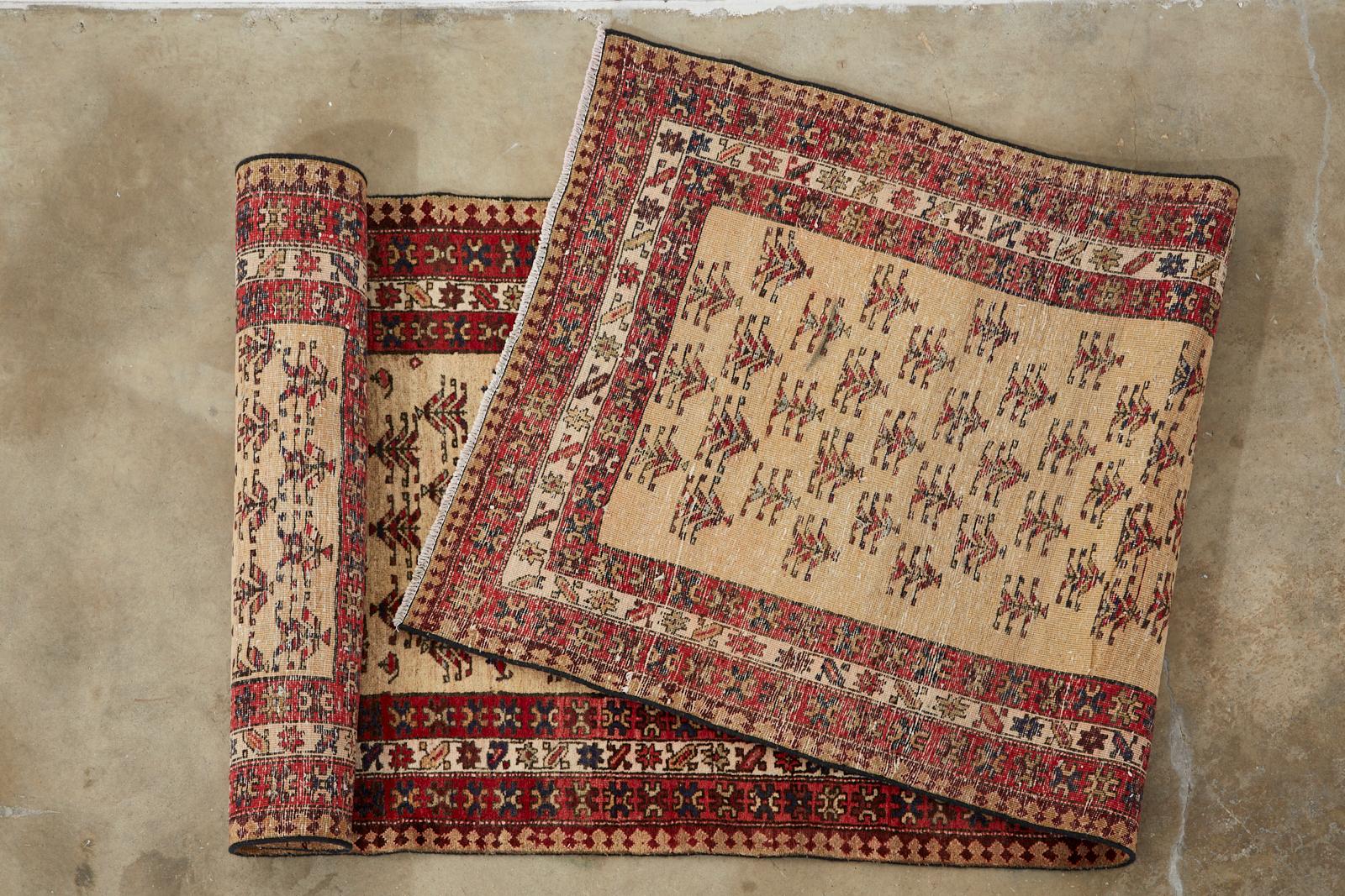 Antique Northwest Persian Ardabil Runner Carpet For Sale 5