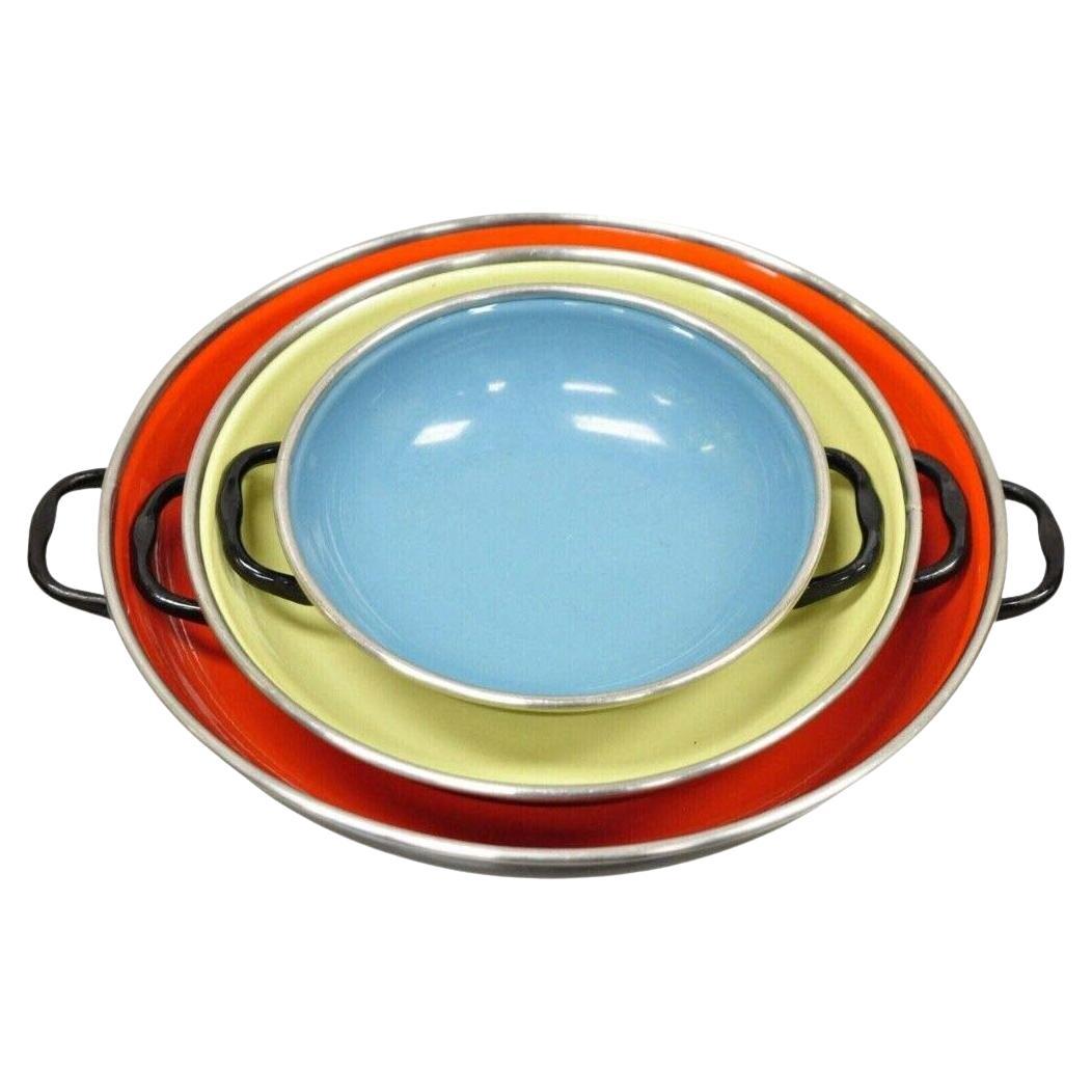 Buy Le Creuset Paris Blue 9 Turquoise Cast Iron Skillet Vintage Online in  India 