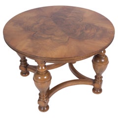 Table basse néo-baroque danoise vintage CB Hansen, vers 1910