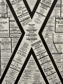 Vintage CBGB poster 1983 (CBGB 10 year anniversary Patti Smith Talking Heads)