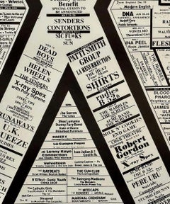 Vintage CBGB poster 1983 (CBGB 10 year anniversary Patti Smith Talking Heads)