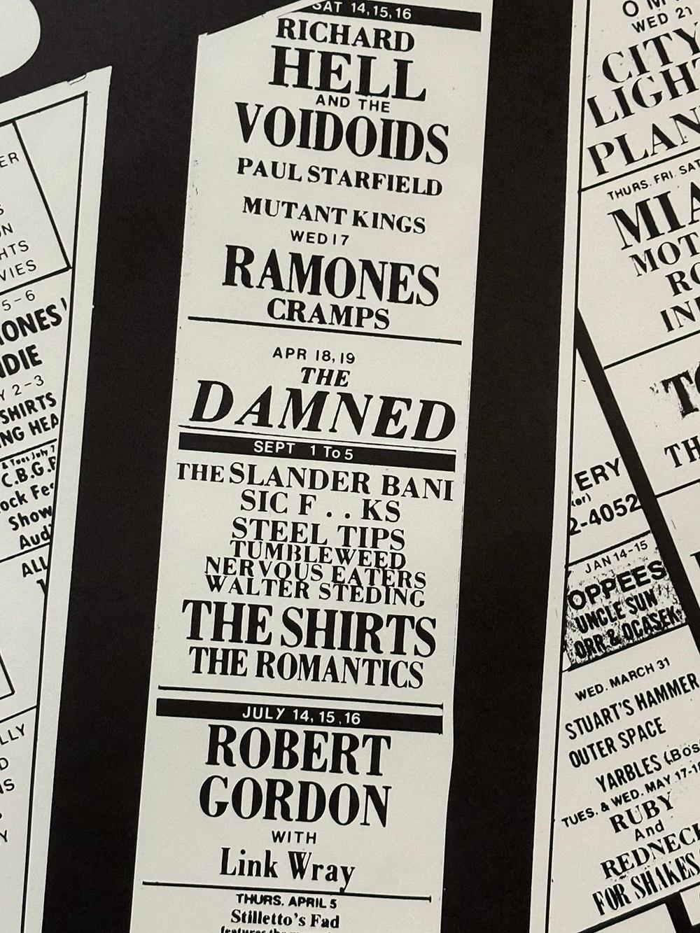 Vintage CBGB-Poster 1983 (CBGB-Poster zum 10-jährigen Jubiläum Patti Smith Talking Heads) im Angebot 1