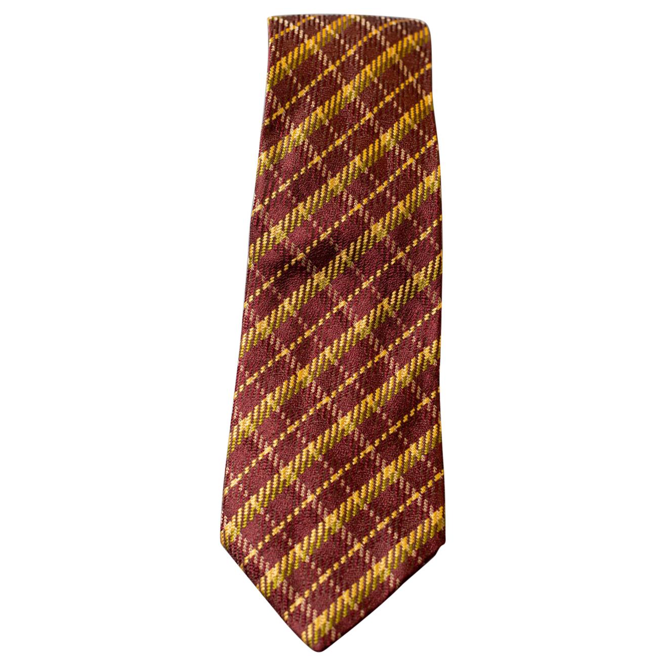 Vintage C.C. Brothers 100% silk brown tie 