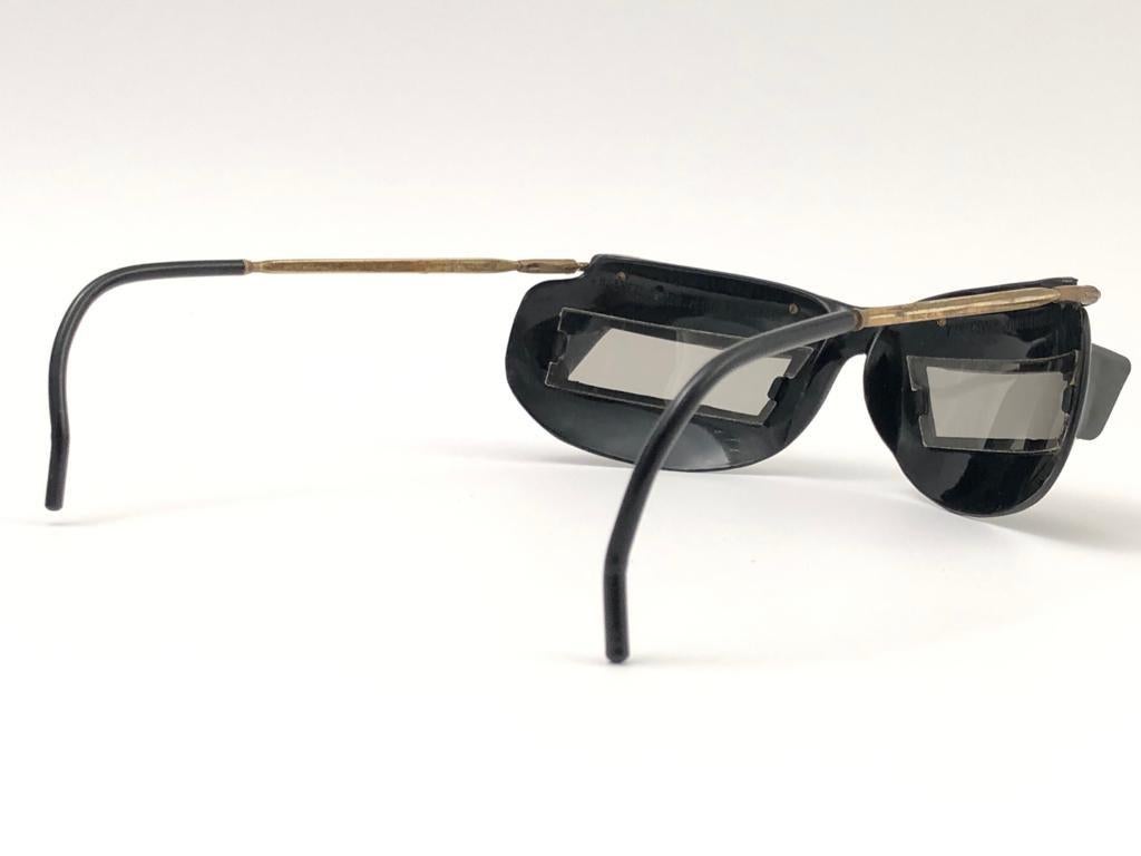 Vintage Cebe / Brevet 1960's Built in Visors Mask Made in France Sunglasses   1