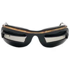 Vintage Cebe / Brevet 1960's Built in Visors Mask Made in France Sunglasses