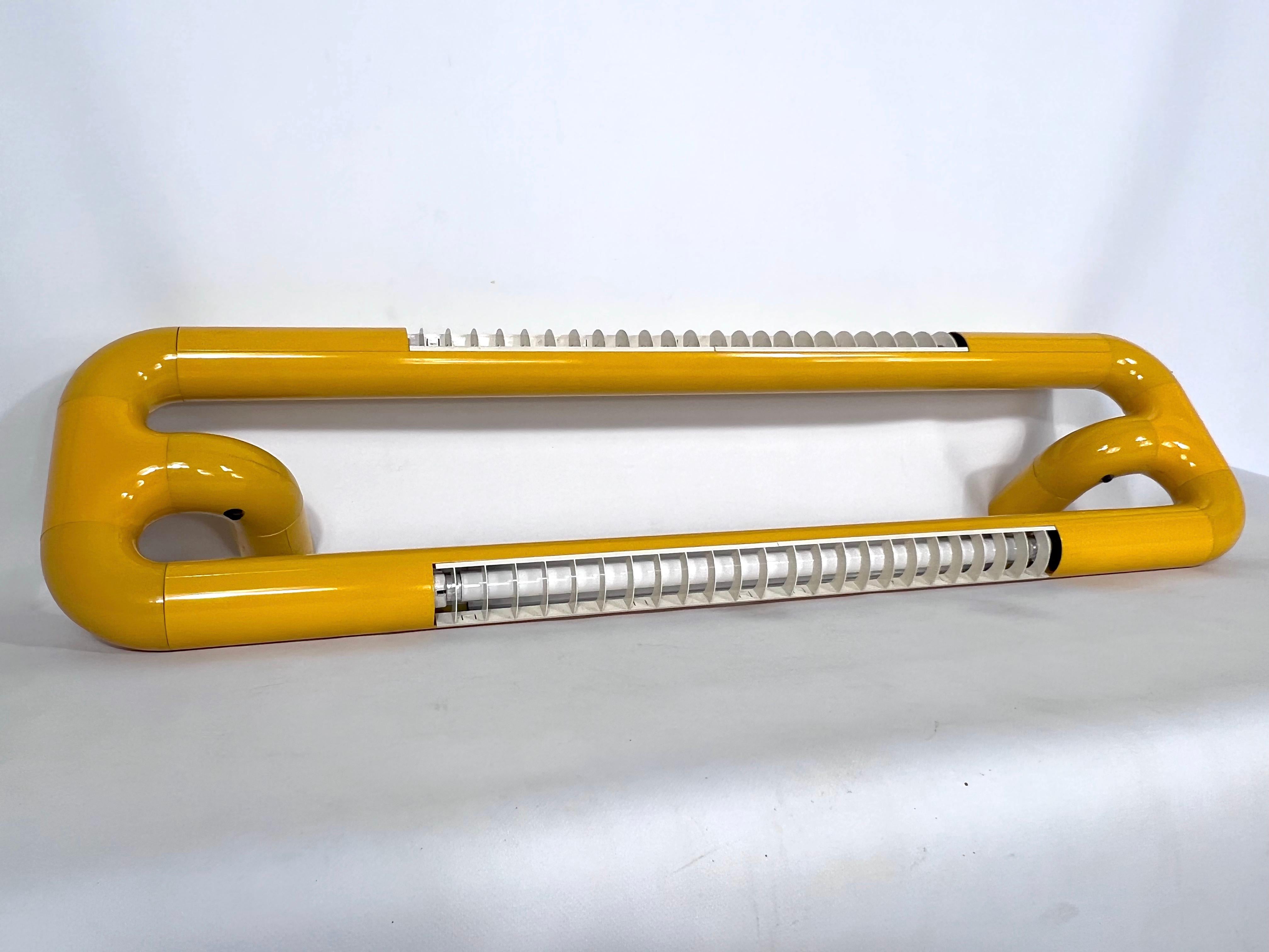 Vintage Ceiling Lamp by Philips in the Manner of Sottsass, Netherlands 80s For Sale 8