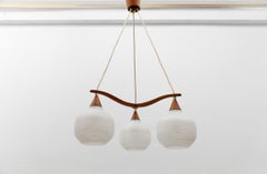 Vintage Ceiling Lamp by Uno & Östen Kristiansson for Luxus, 1950s Sweden