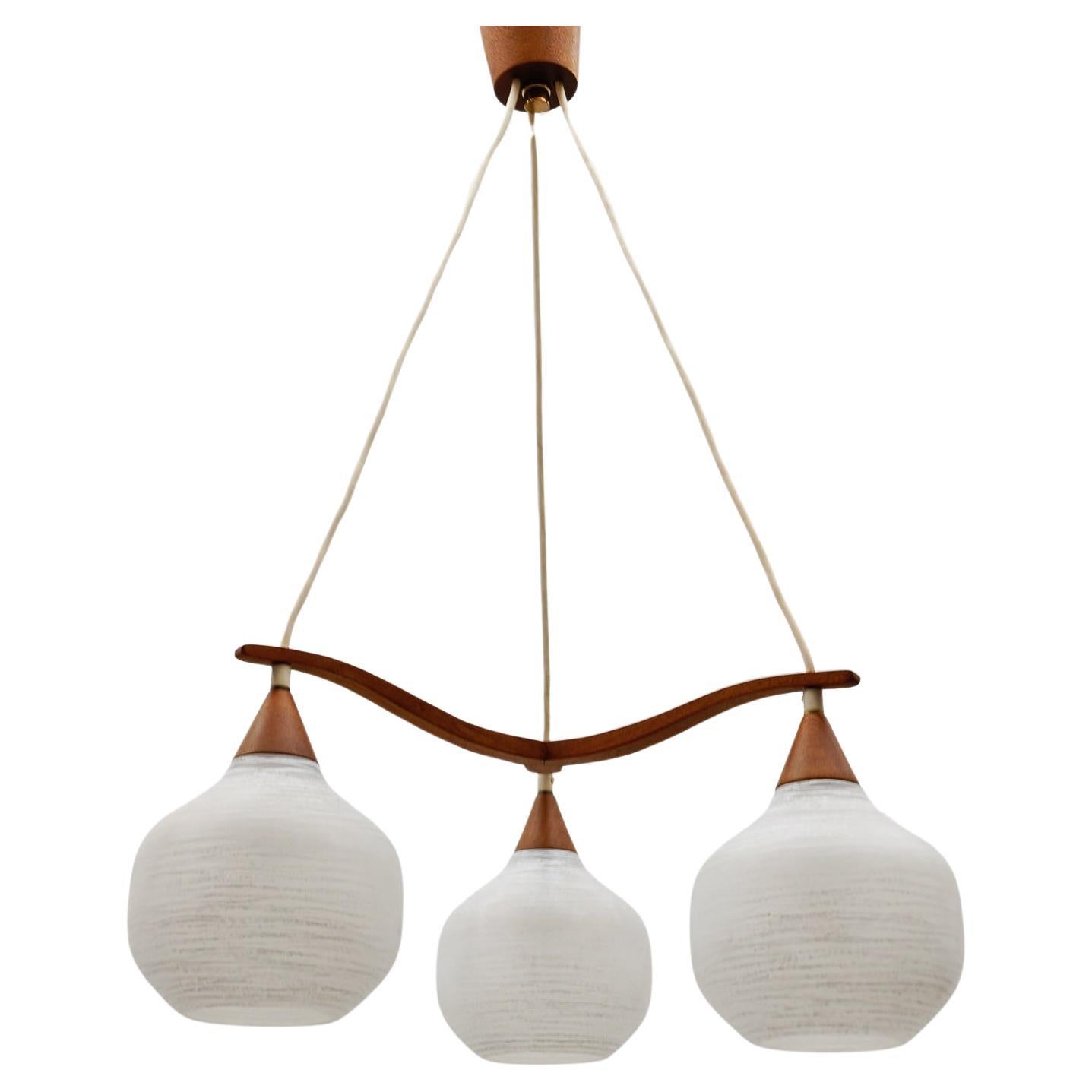 Vintage Ceiling Lamp by Uno & Östen Kristiansson for Luxus, 1950s Sweden